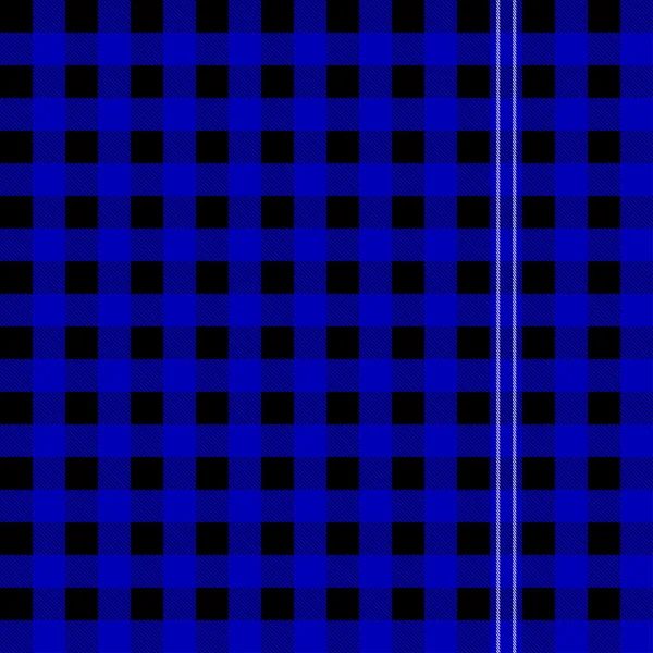 无缝的蓝色格子格子 — 图库矢量图片