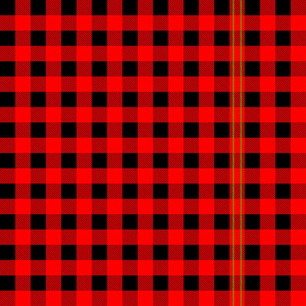 Seamless red tartan plaid