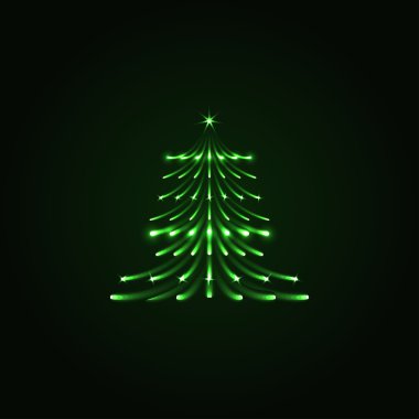 Havai fişek Noel ağacı arka plan