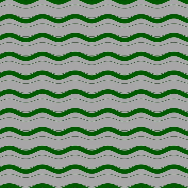 Abstracto sin costura con ondas verdes . — Archivo Imágenes Vectoriales