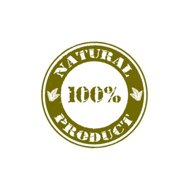 Doğal ürün scrabble etiketi