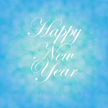Arka plan bulanık mutlu yeni yıl