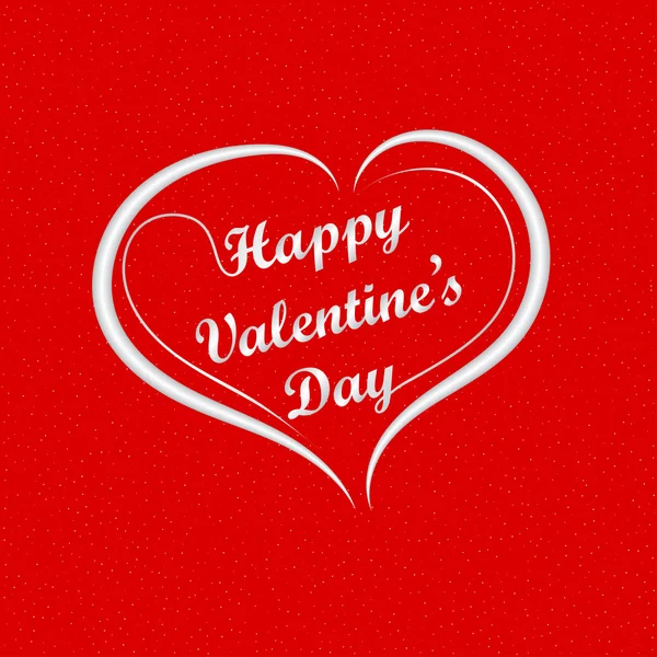 Tarjeta de felicitación vectorial del día de San Valentín — Vector de stock