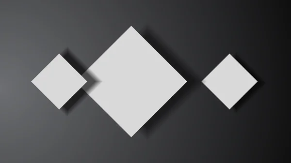 회색 배경에 있는 흰 사각형 — 스톡 벡터