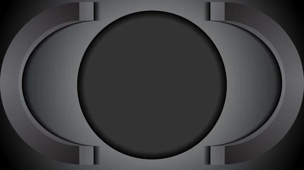 Abstrato círculos cinza fundo — Vetor de Stock