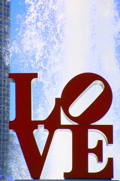 Ікона Love Sign Філадельфії Штат Пенсільванія — стокове фото