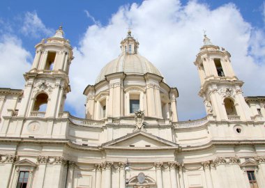 Roma, İtalya 'daki muhteşem mimari. Tarihi bir tasarım..