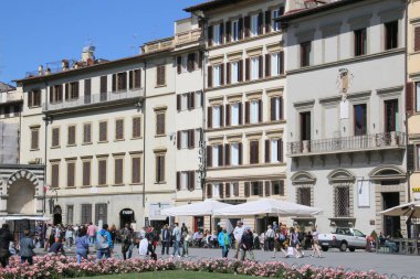 Bu muhteşem mimarisi olan Floransa, İtalya 'dan bir sahne..