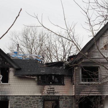Berwyn 'deki bu evde son 3 yılda 2 yangın çıkmış..
