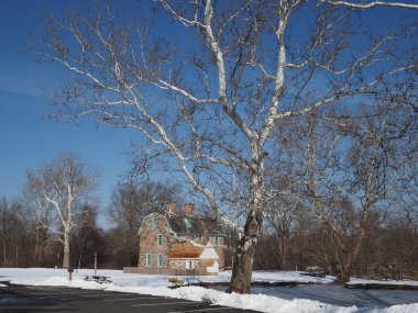 Ocak ayında Güneydoğu Pensilvanya 'da kış sahneleri.