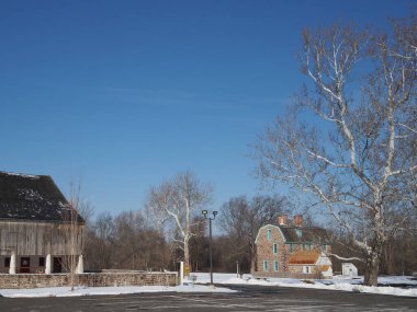 Ocak ayında Güneydoğu Pensilvanya 'da kış sahneleri.