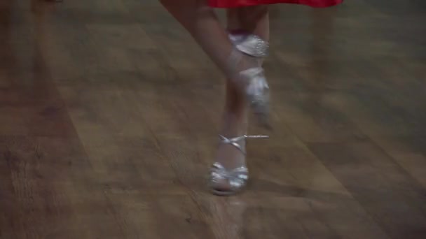 Ballroom Dancing Kids no Campeonato de Primavera 2016 — Vídeo de Stock