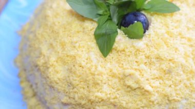 Mimoza salatası döner ve balık yumurta