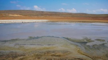 Gaz metan çamur volkanlar dışarı geliyor