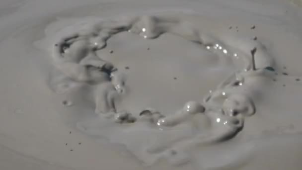 Gas Coming Out of the Mud Volcanoes of Methane — Stock Video