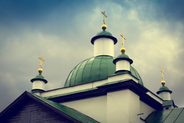 de koepel van de oude orthodoxe kerk