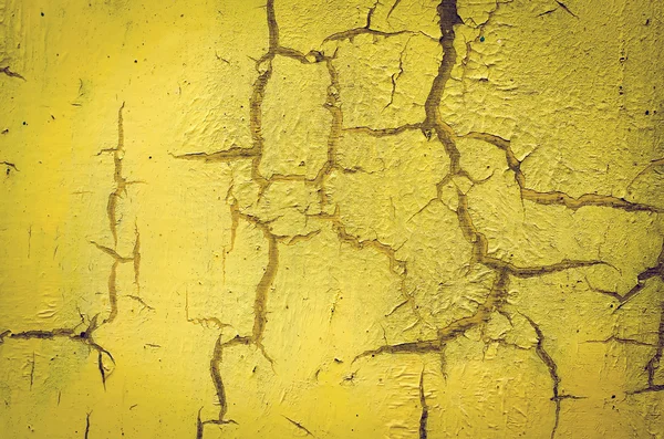 Wall painted in yellow — Stock Photo, Image