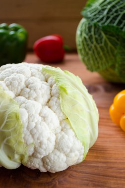 organik taze renkli çiğ sebze