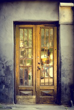 Eski vintage ahşap kapılar
