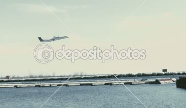 Motor arızası ile kalktıktan uçak