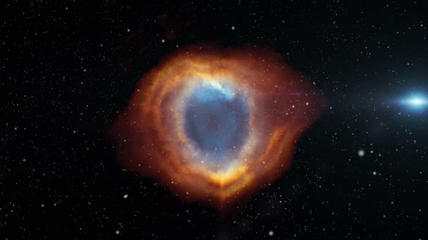 Animation cinématographique de la nébuleuse Hélix 