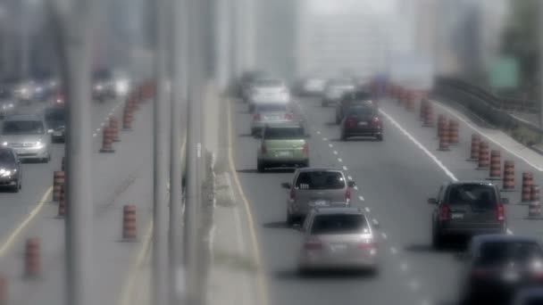 城市的公路交通 — 图库视频影像