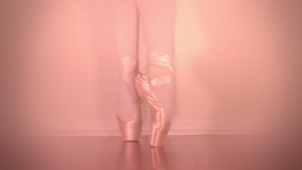 Nohy baletu tance — Stock video