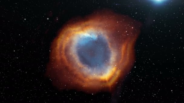 Animation cinématographique de la nébuleuse Hélix 