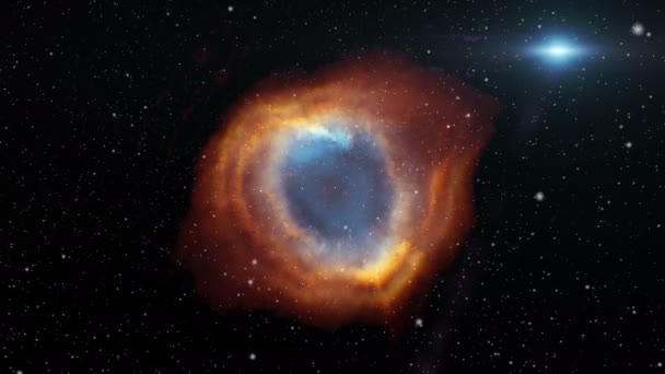 Animation cinématographique de la nébuleuse Hélix 