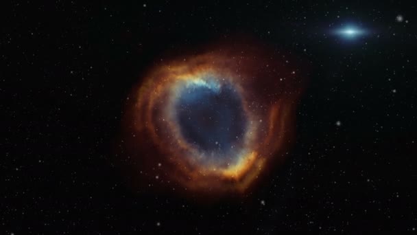 Animación cinematográfica de la Nebulosa Helix — Vídeo de stock