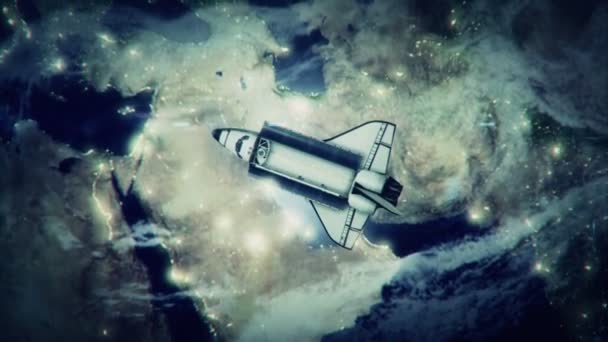 Navette spatiale en orbite 