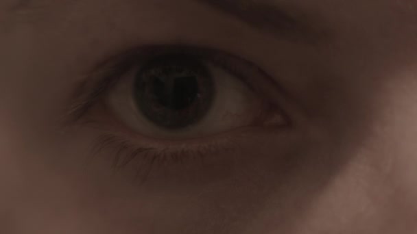 Gros plan de l'œil d'une femme 