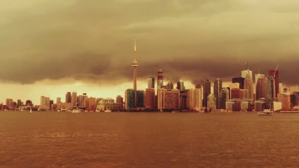 Toronto visto desde un ferry — Vídeos de Stock