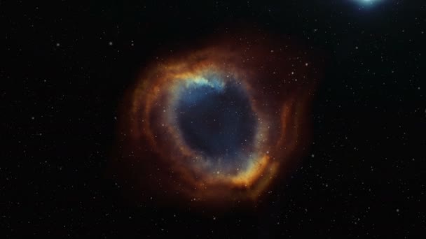 Animation cinématographique de la nébuleuse Hélix 