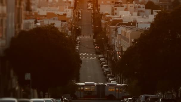 Straat van San Francisco — Stockvideo