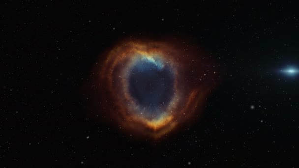 Animation cinématographique de la nébuleuse Hélix 