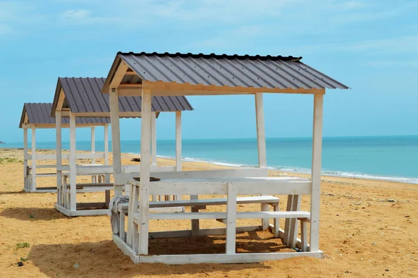 Deniz kenarında çardak, okyanus kıyısında