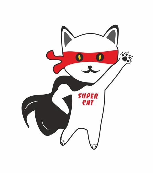 Süpermen uçar, süper kedi, neşeli ve cesur