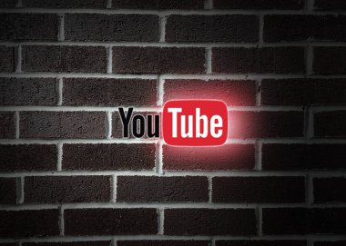 Youtube logosu editör çizimi