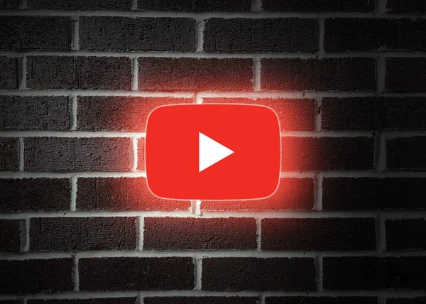 Youtube logosu editör çizimi