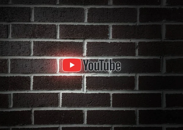 Youtube logosu editör çizimi