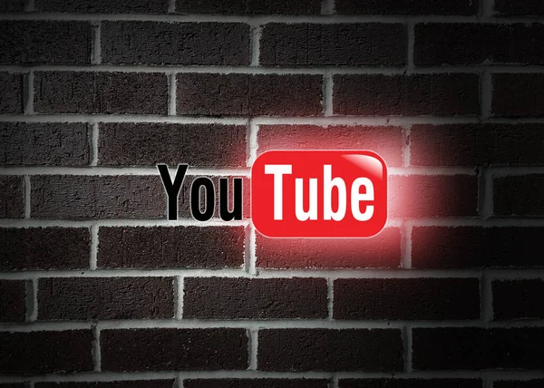 Youtube logosu editör çizimi