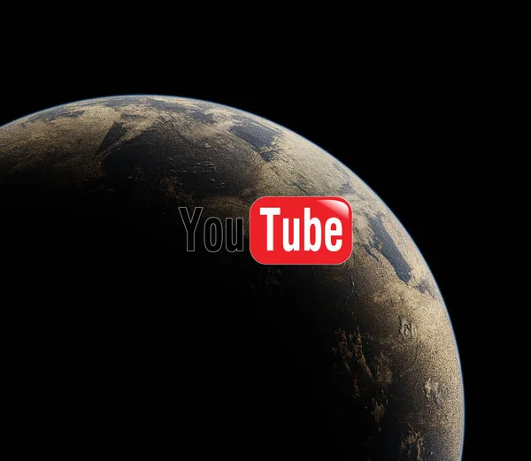 Youtube logosu editör çizimi