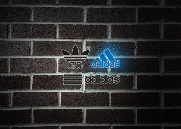 Adidas Logo Editorial Ilustrativo —  Fotos de Stock