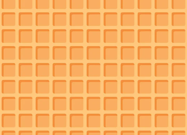 Textura Sem Costura Waffle Padrão Sorvete Fundo Cone Ilustração Vetorial — Vetor de Stock