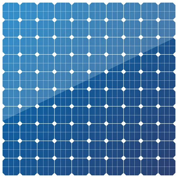 Structuur Van Zonnepanelen Modern Concept Voor Alternatieve Eco Energie Vector — Stockvector