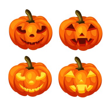 Beyaz arka planda izole edilmiş kesilmiş ekşi balkabakların kutlu olsun.