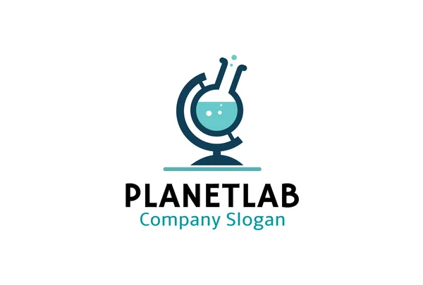 Planet Lab logotyp — Stock vektor