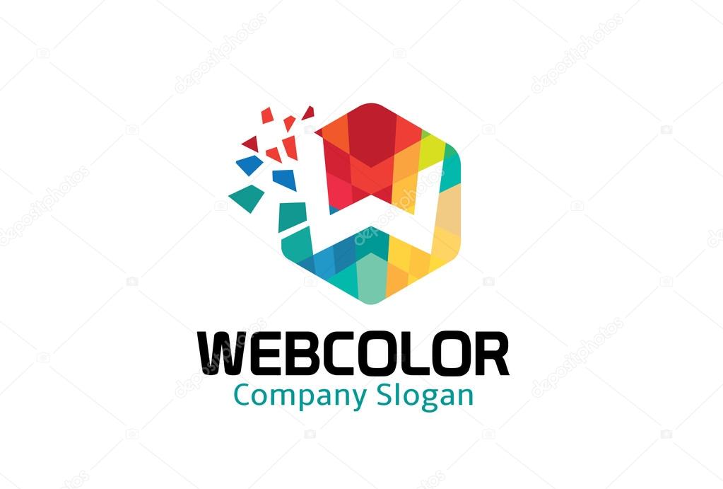 Web Color Logo Design Illustration