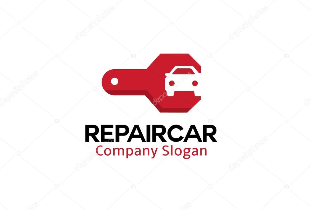 Repair Car Logo Design Illustration